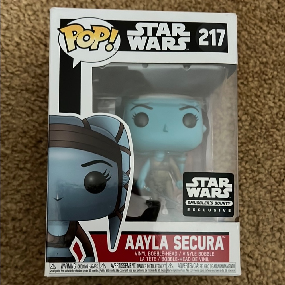 Funko Star Wars Aayla Secura Blue and Black Vinyl Figure